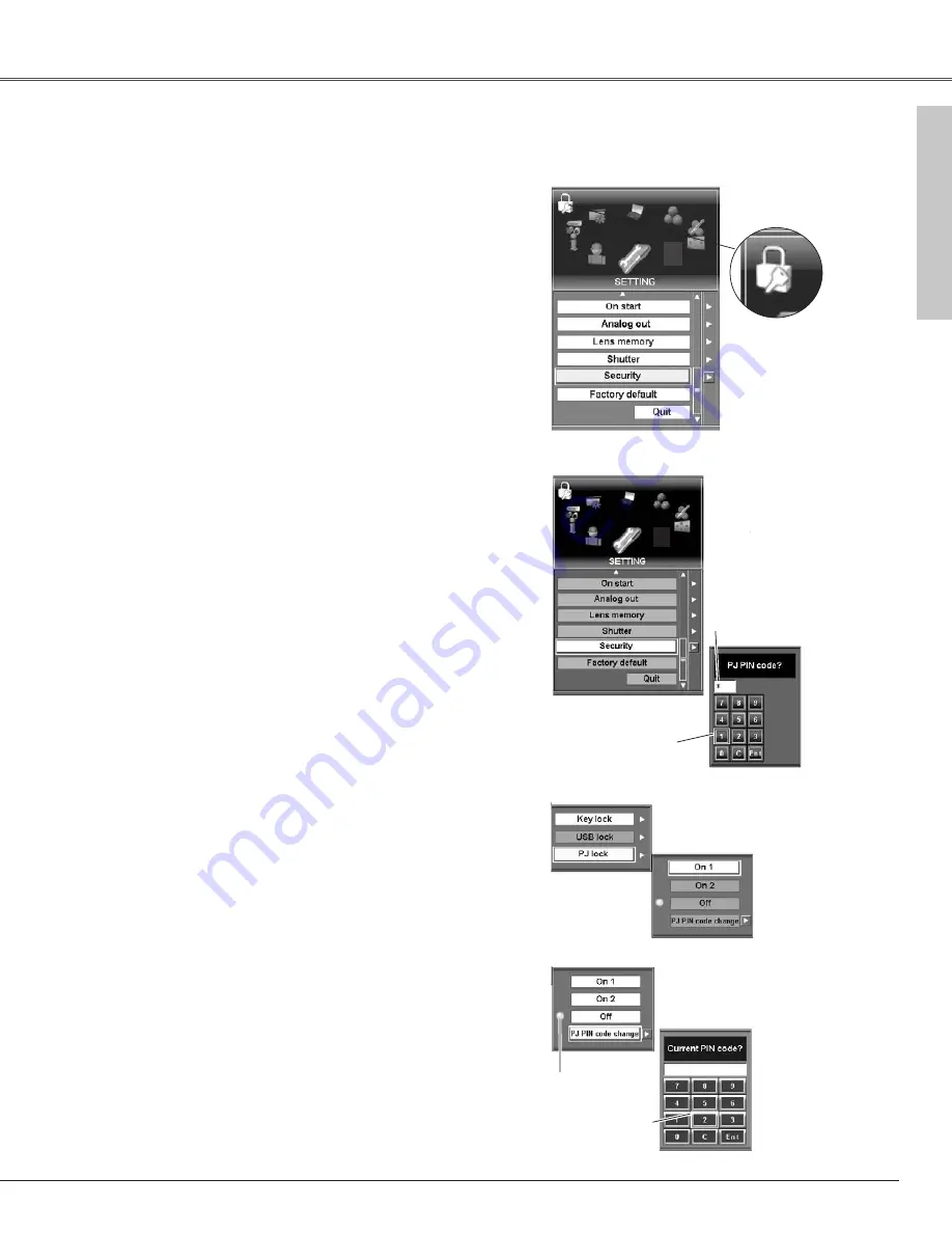 Panasonic PLC-XF60A Owner'S Manual Download Page 55