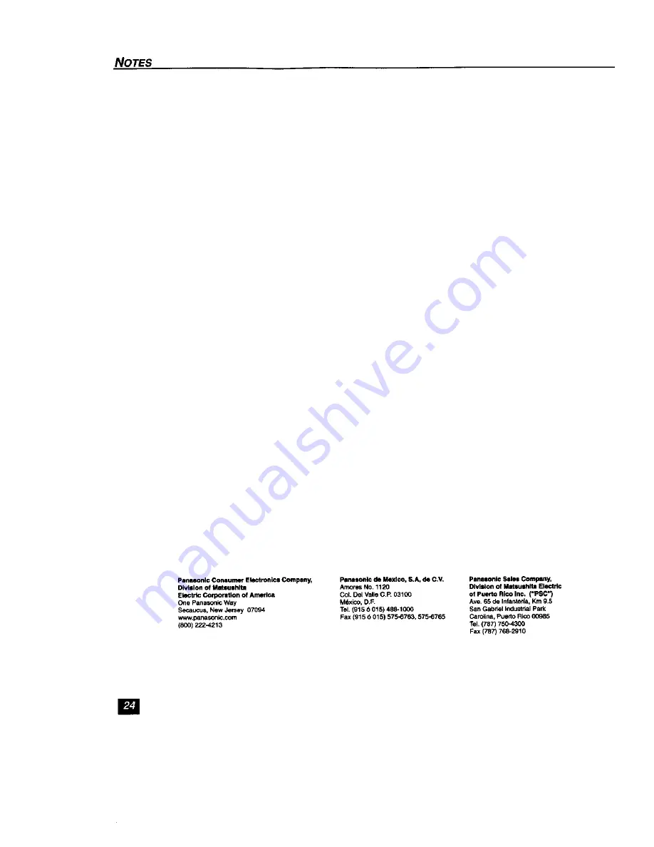 Panasonic PT-51DX80V Manual Download Page 26