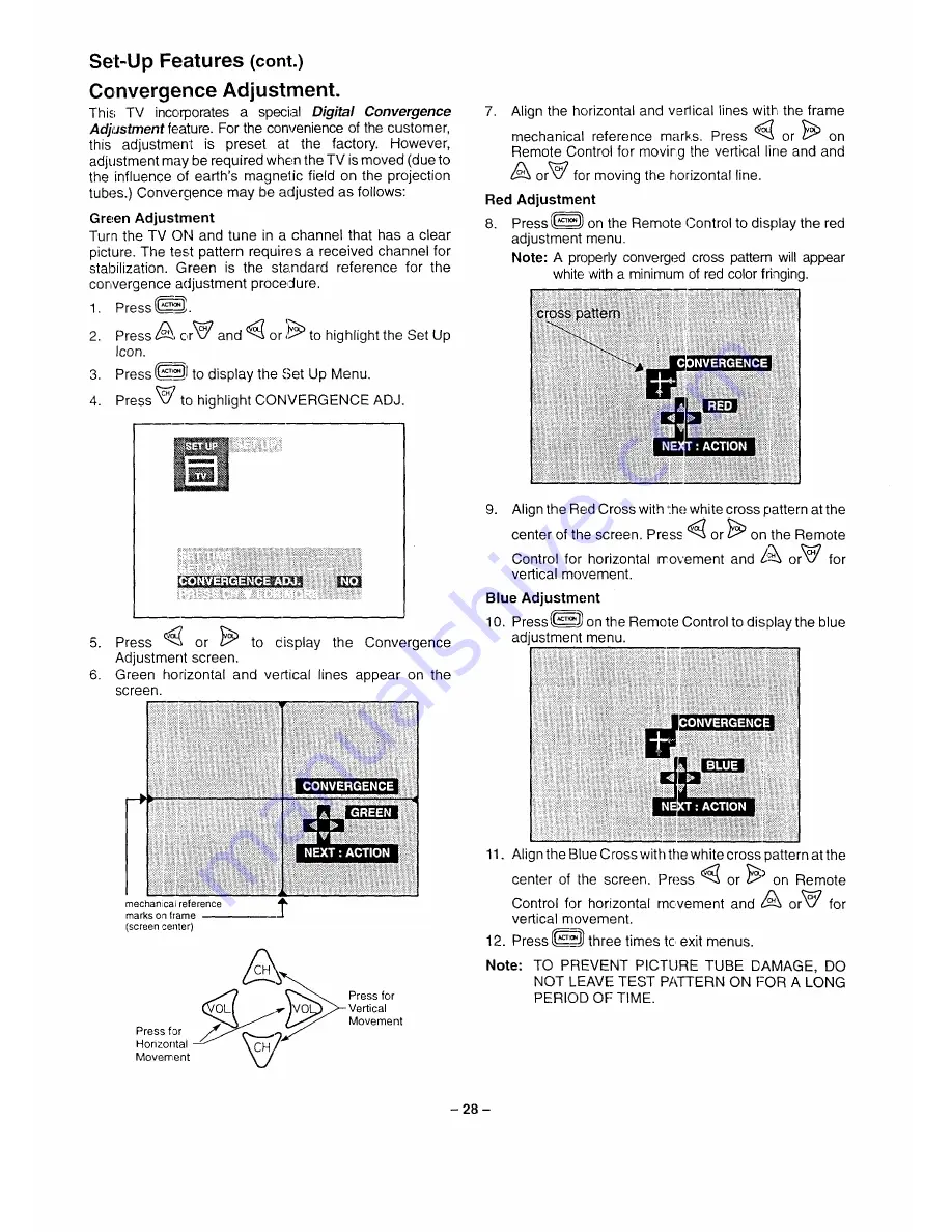 Panasonic PT-51G46C Скачать руководство пользователя страница 26