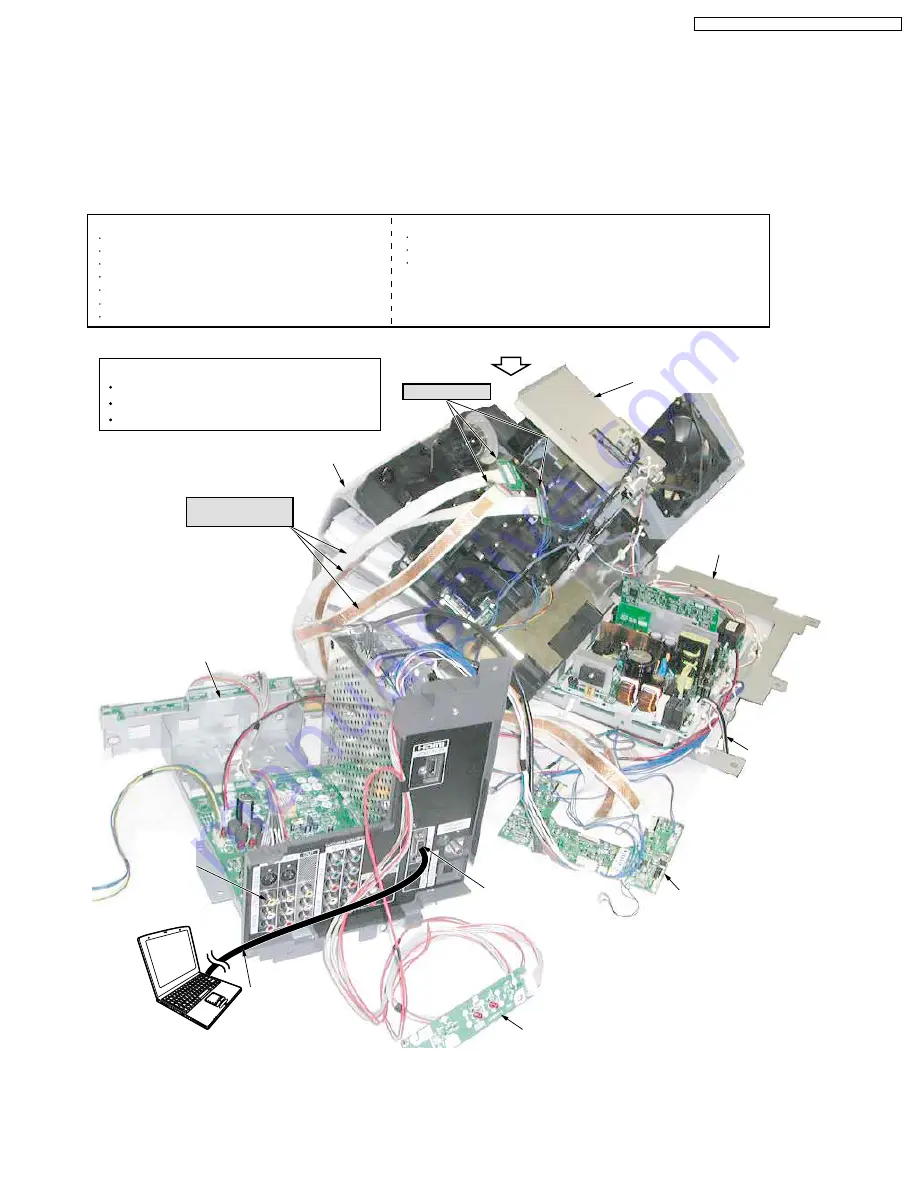 Panasonic PT-52LCX66-K Service Manual Download Page 49