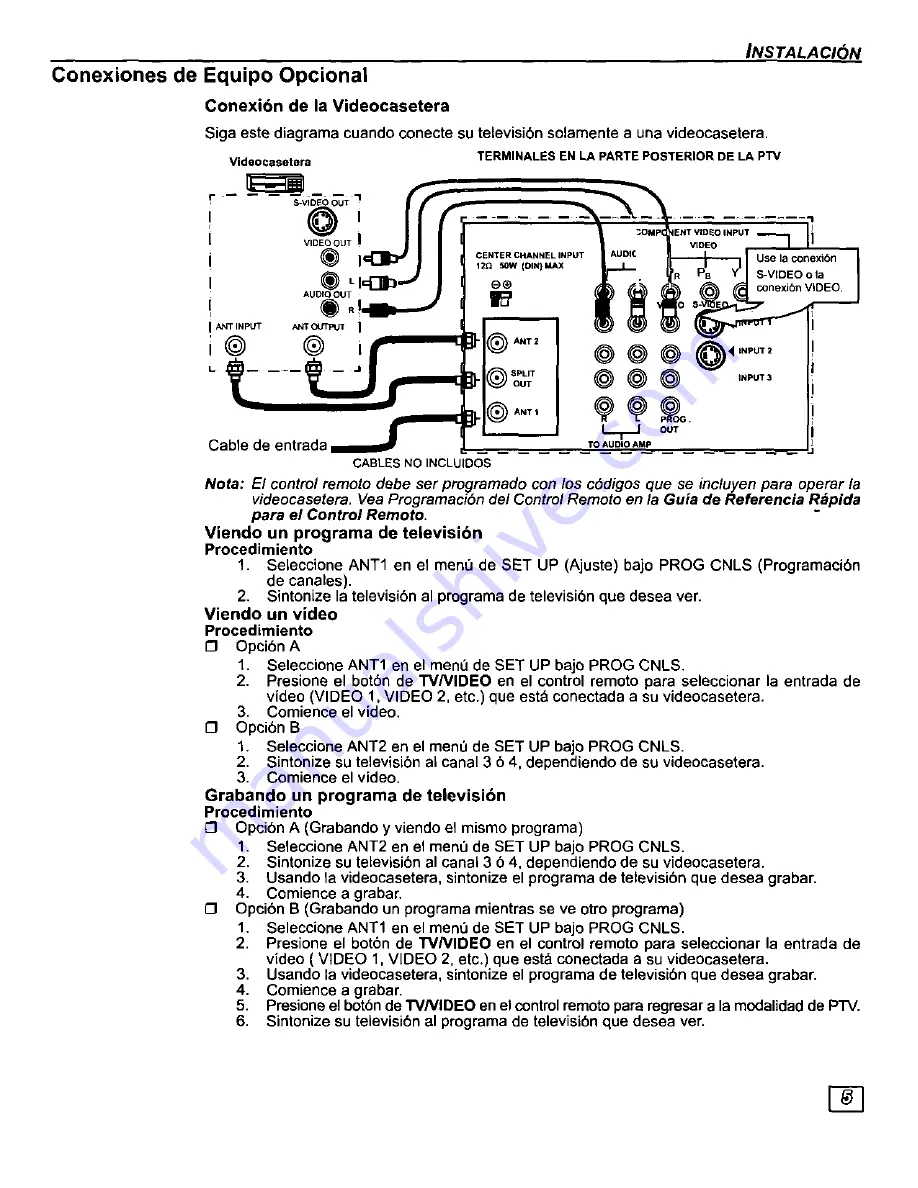 Panasonic PT-56SX30 Operating Manual Download Page 33