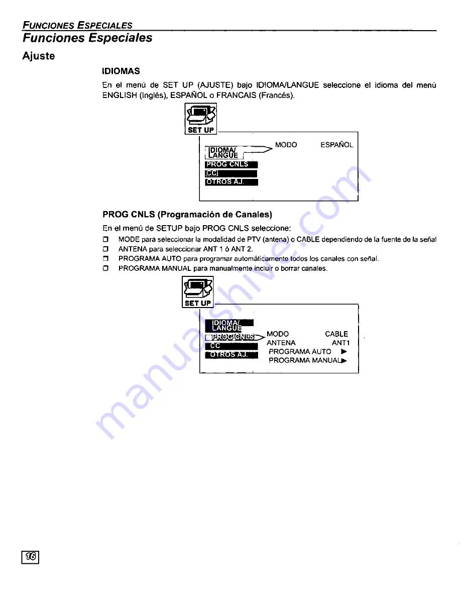 Panasonic PT-56SX30 Operating Manual Download Page 44