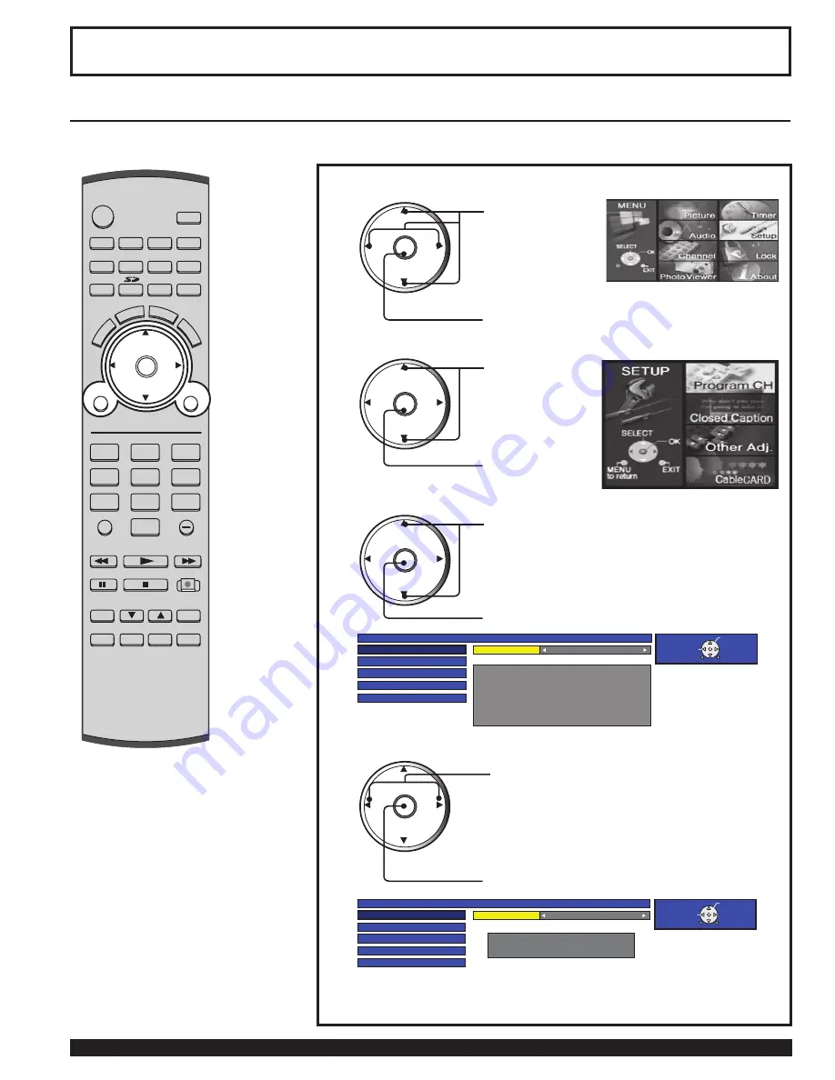 Panasonic PT-60LCX64-B Operating Instructions Manual Download Page 30