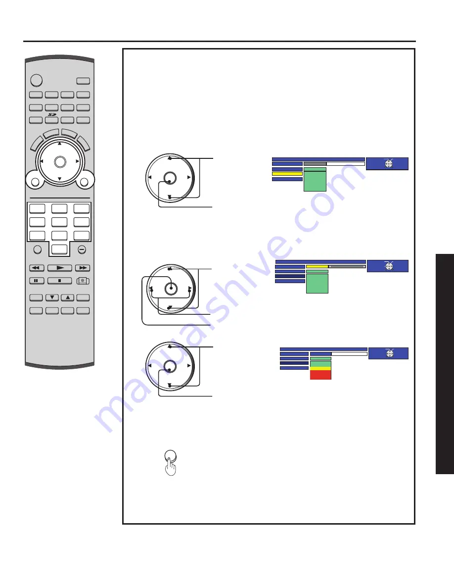 Panasonic PT-60LCX64-B Скачать руководство пользователя страница 61