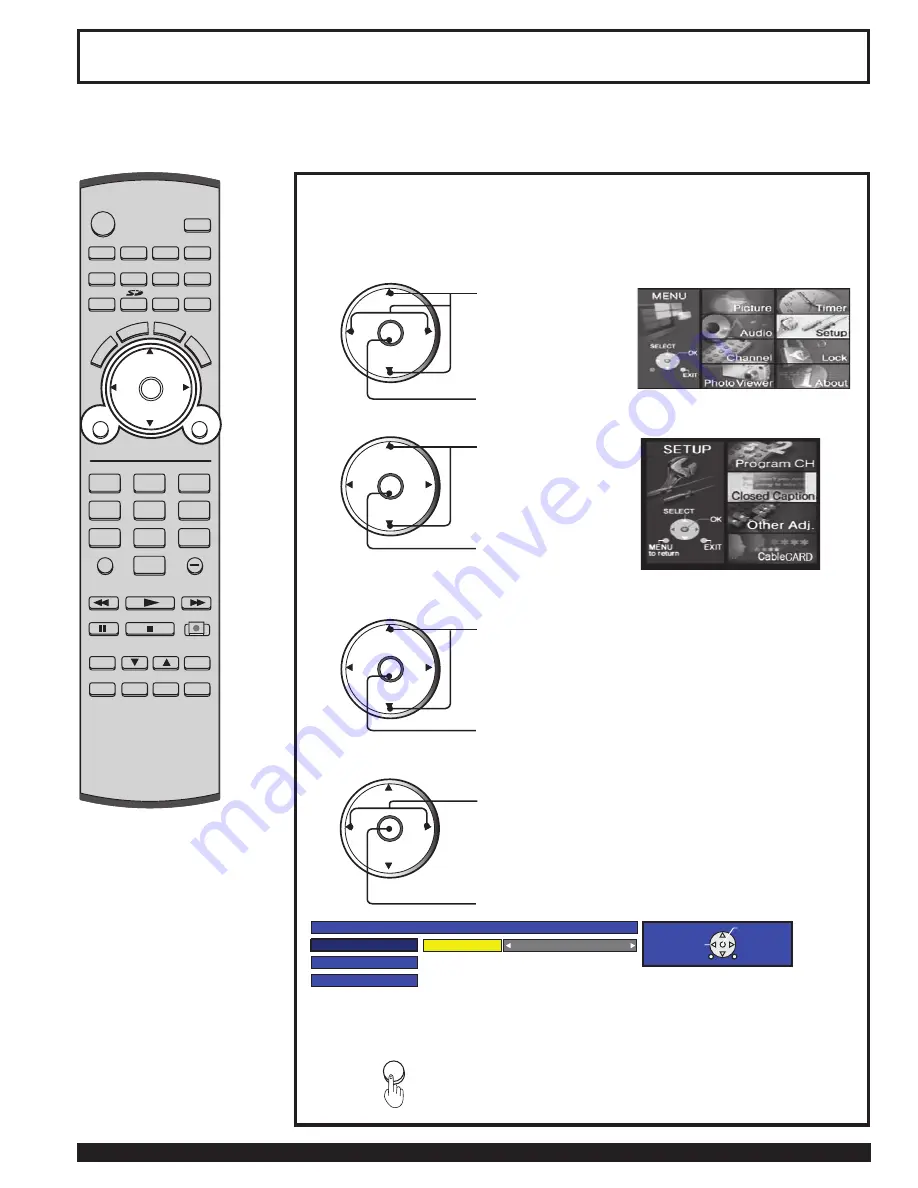 Panasonic PT-60LCX64-B Operating Instructions Manual Download Page 66