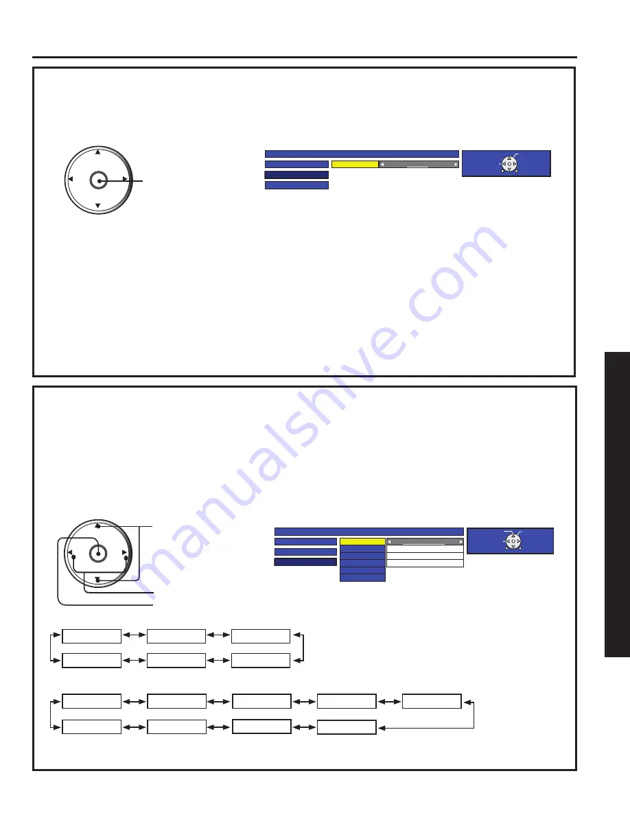 Panasonic PT-60LCX64-B Operating Instructions Manual Download Page 67