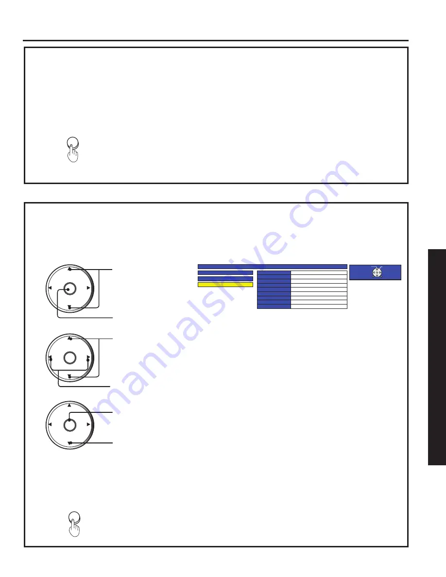 Panasonic PT-60LCX64-B Operating Instructions Manual Download Page 71