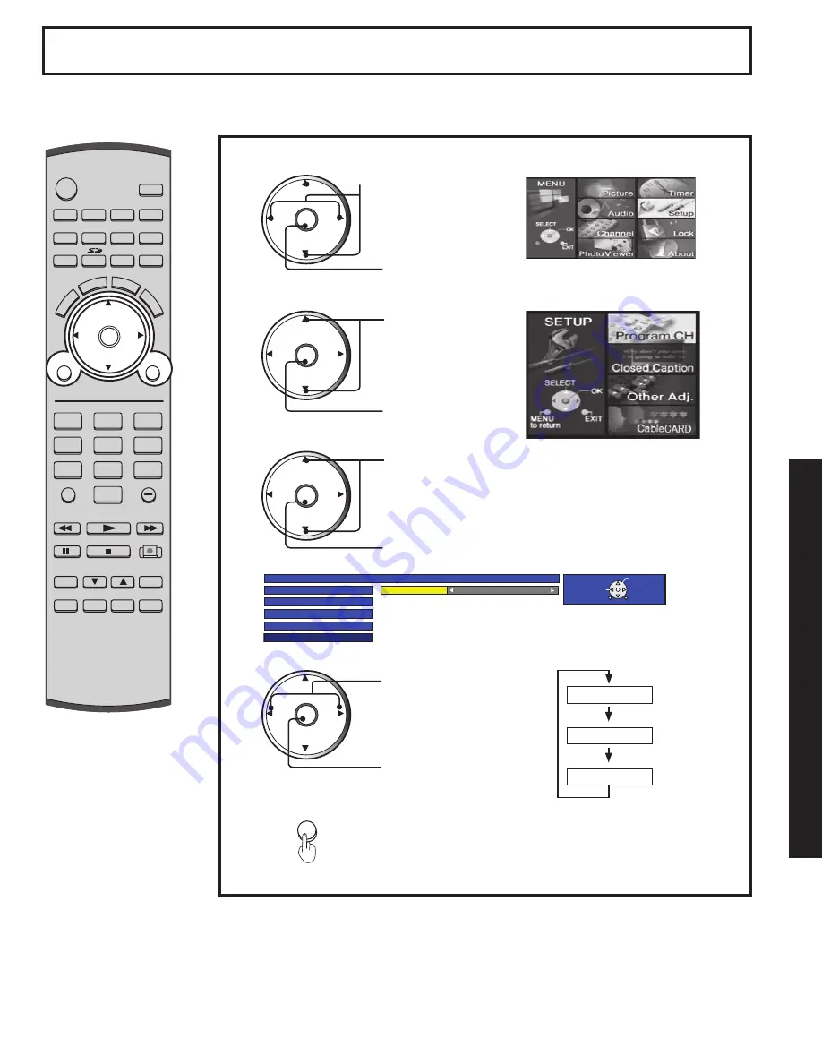 Panasonic PT-60LCX64-B Operating Instructions Manual Download Page 83