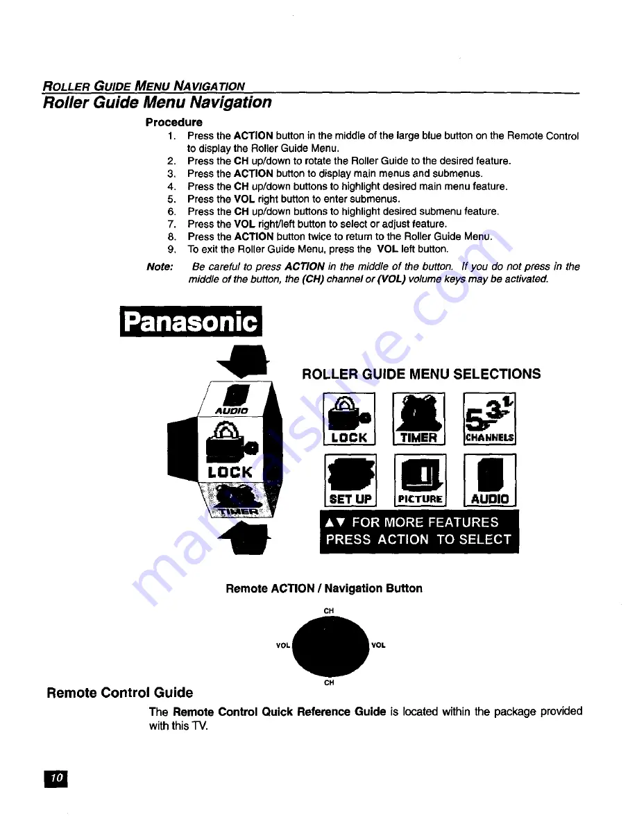 Panasonic PT-61SX60 Скачать руководство пользователя страница 12