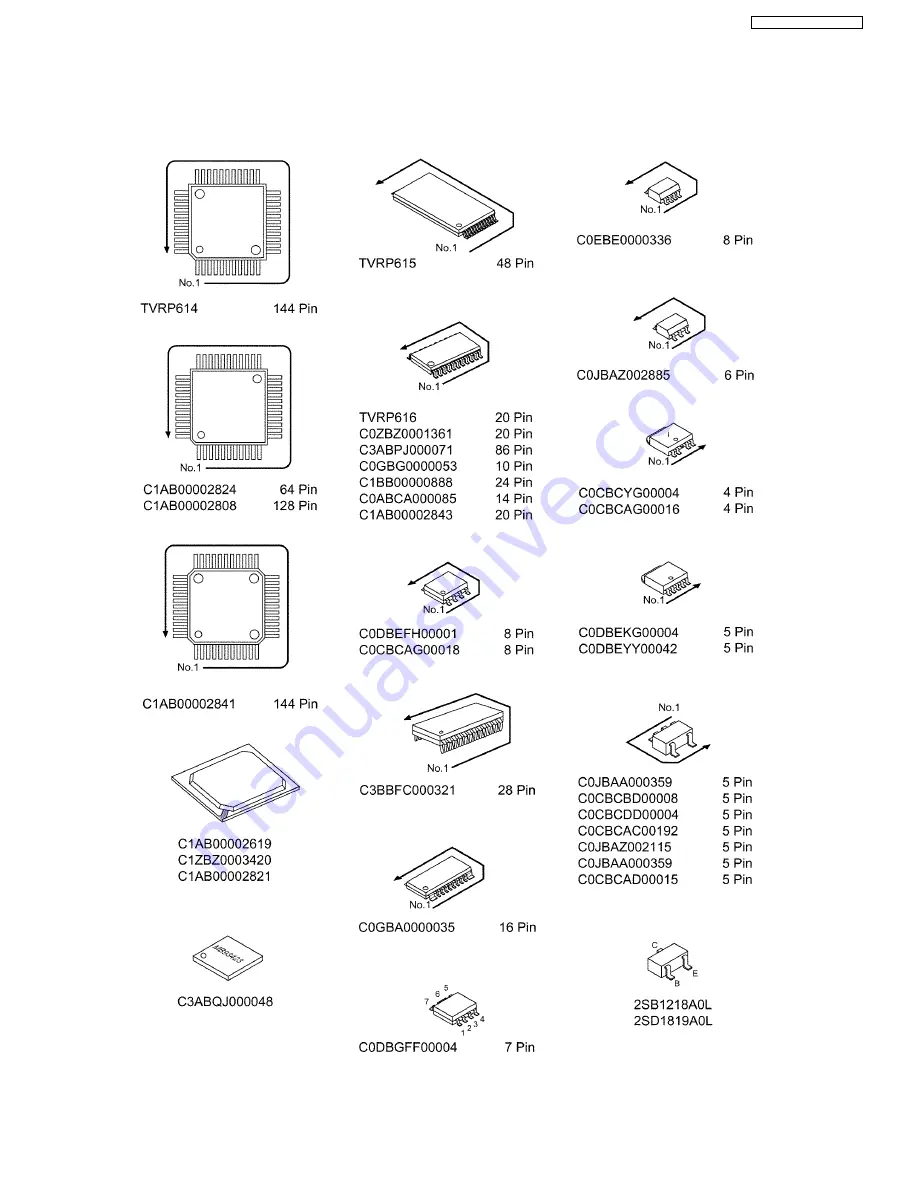 Panasonic PT-AE2000U Service Manual Download Page 65