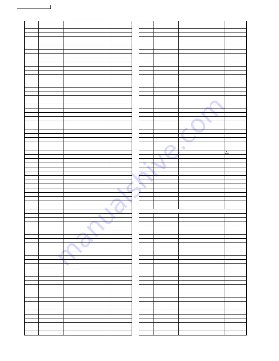 Panasonic PT-AE2000U Service Manual Download Page 76