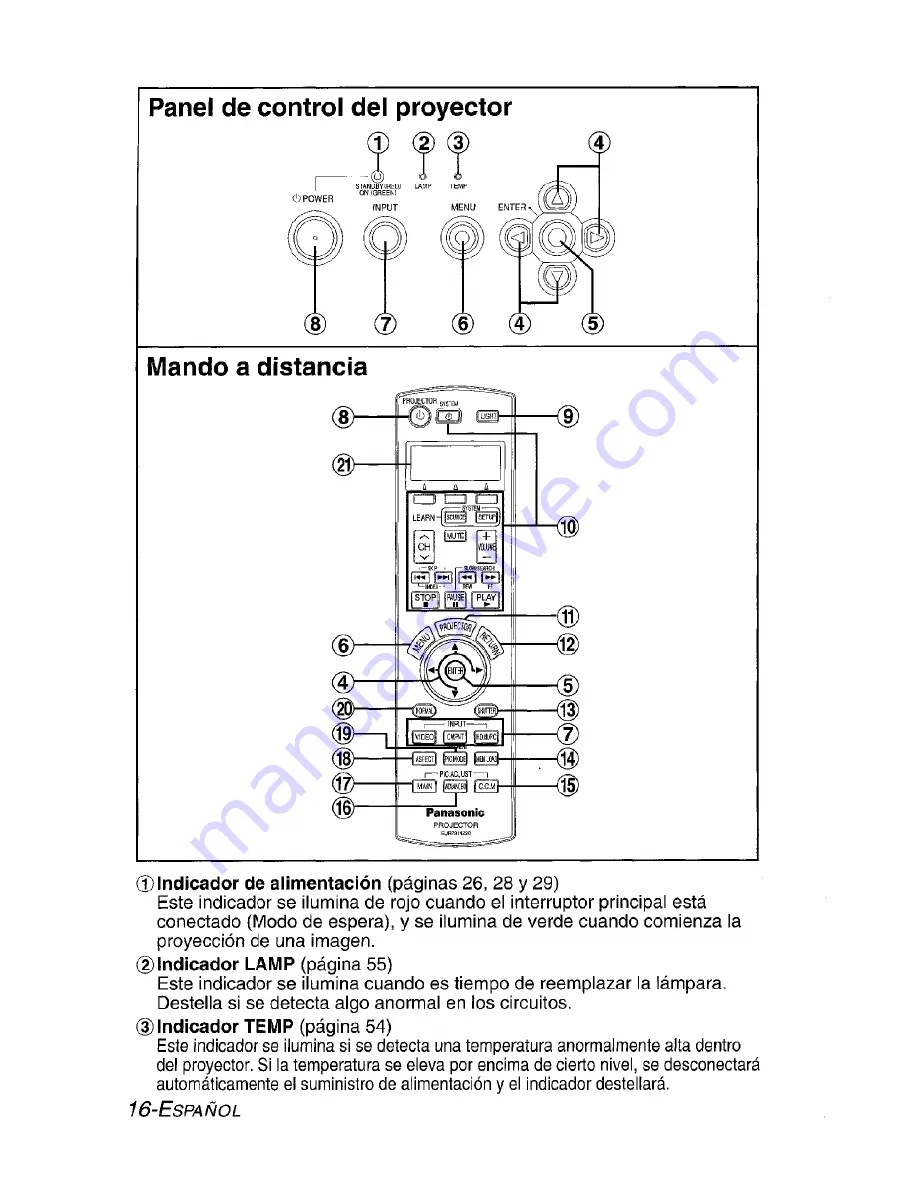 Panasonic PT-AE900UEC Operating Operating Manual Download Page 156