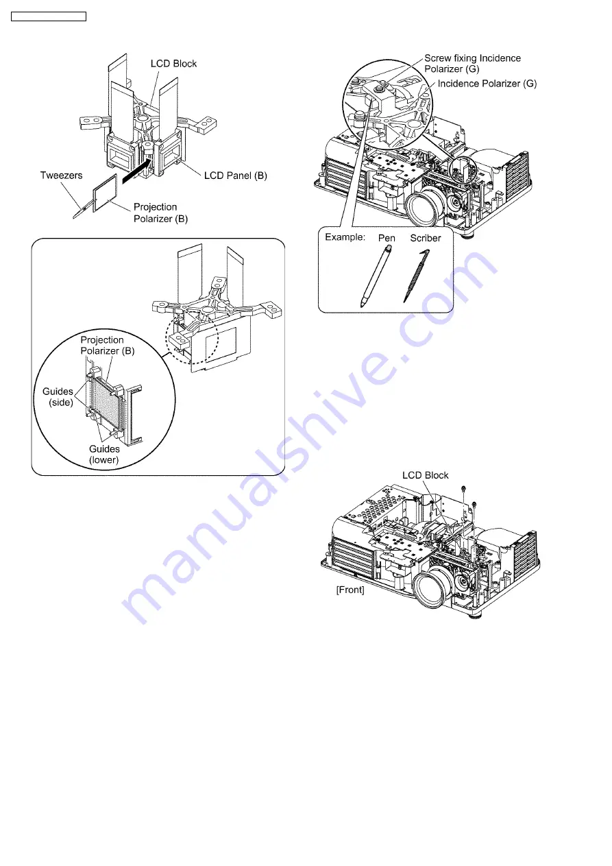 Panasonic PT-AX100U Service Manual Download Page 20