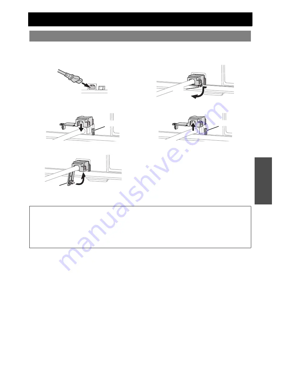 Panasonic PT-F300EA Operating Instructions Manual Download Page 23