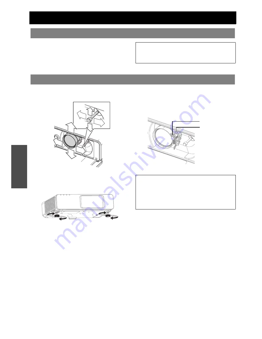 Panasonic PT-F300EA Operating Instructions Manual Download Page 26