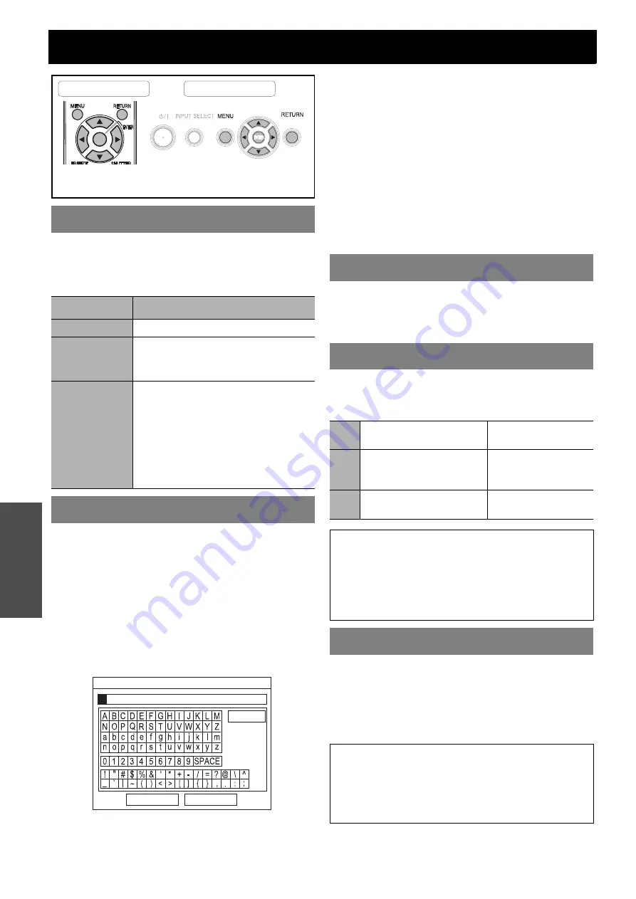 Panasonic PT-FW100NTE Operating Instructions Manual Download Page 36