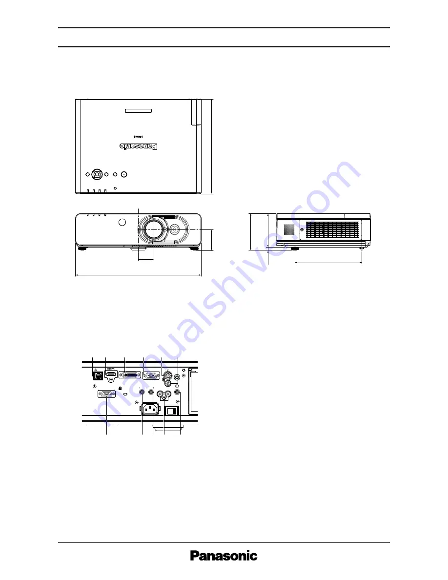 Panasonic PT-FW430U Скачать руководство пользователя страница 5