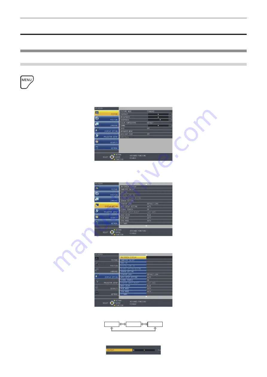 Panasonic PT-FX500 Operating Instructions Manual Download Page 57