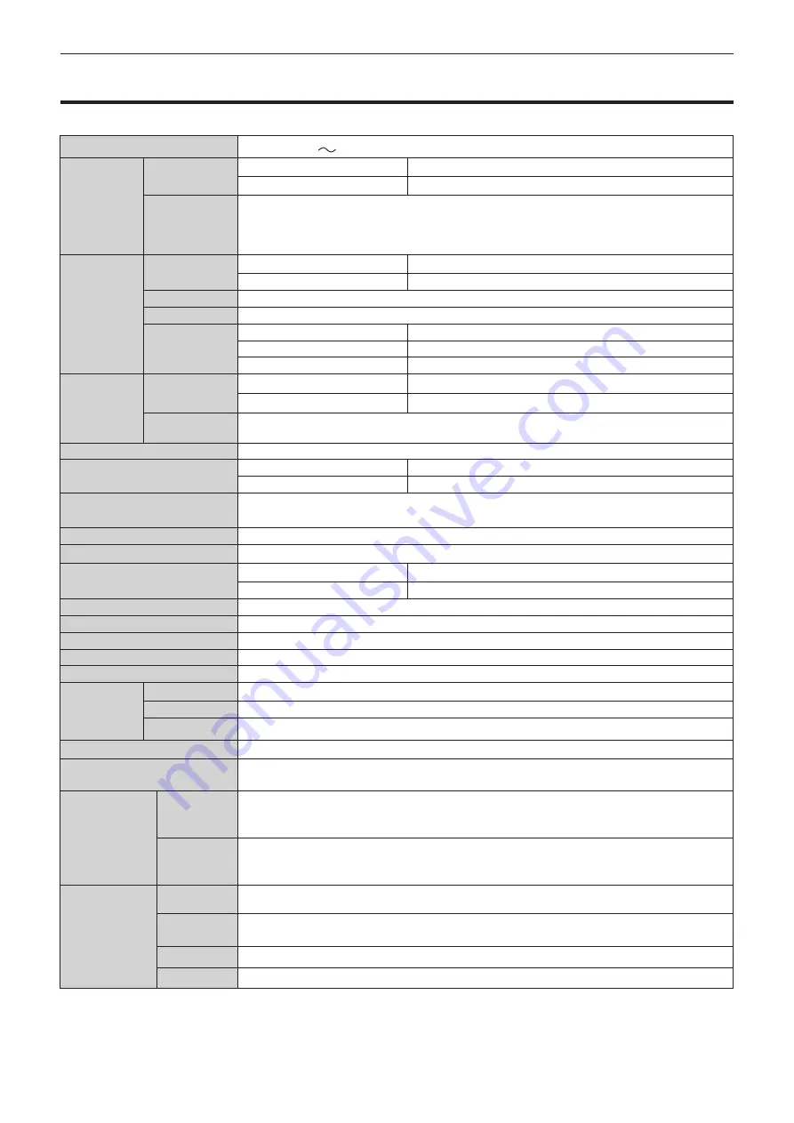 Panasonic PT-FZ570 Operating Instructions Manual Download Page 151