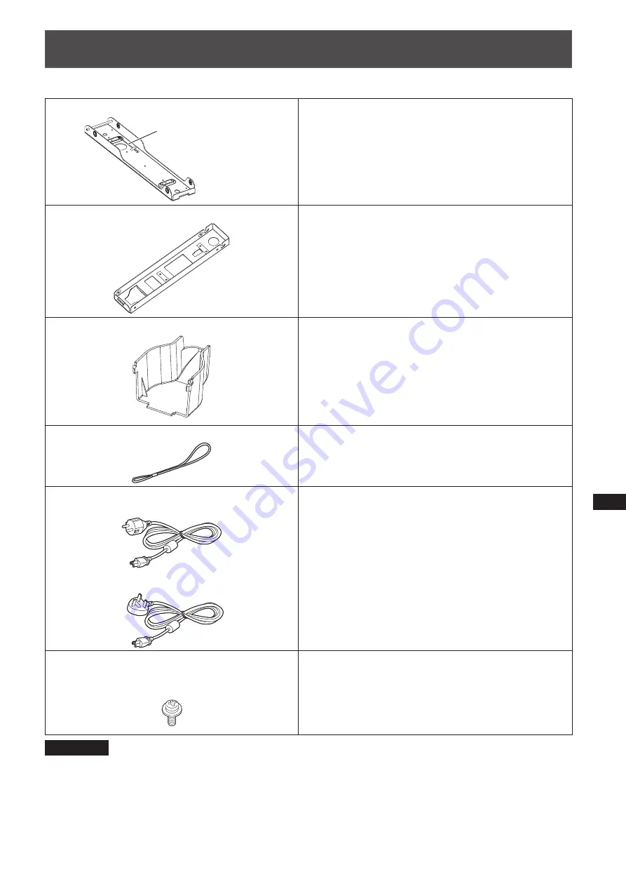 Panasonic PT-JX200FBE Installation Instructions Manual Download Page 7