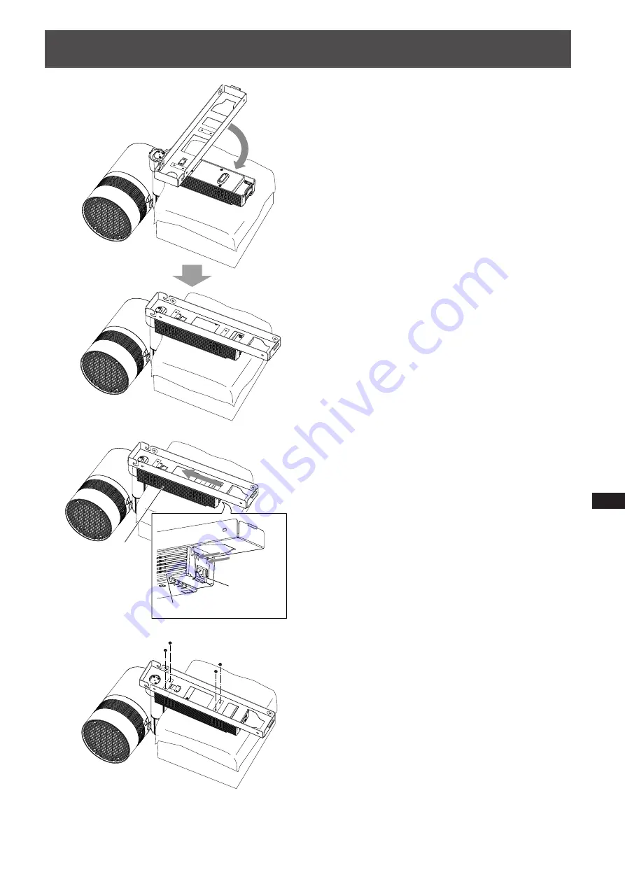 Panasonic PT-JX200FBE Installation Instructions Manual Download Page 21