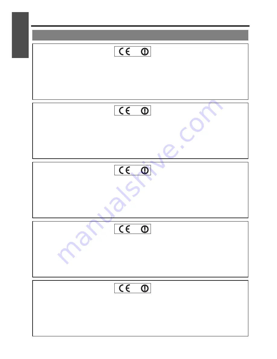 Panasonic PT-LB78E Operating Instructions Manual Download Page 4