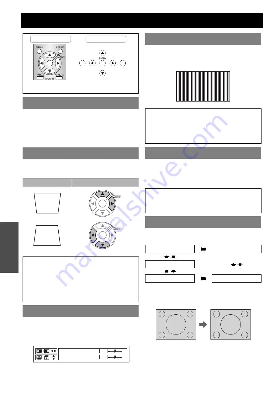 Panasonic PT-LB80NTEA Operating Instructions Manual Download Page 34