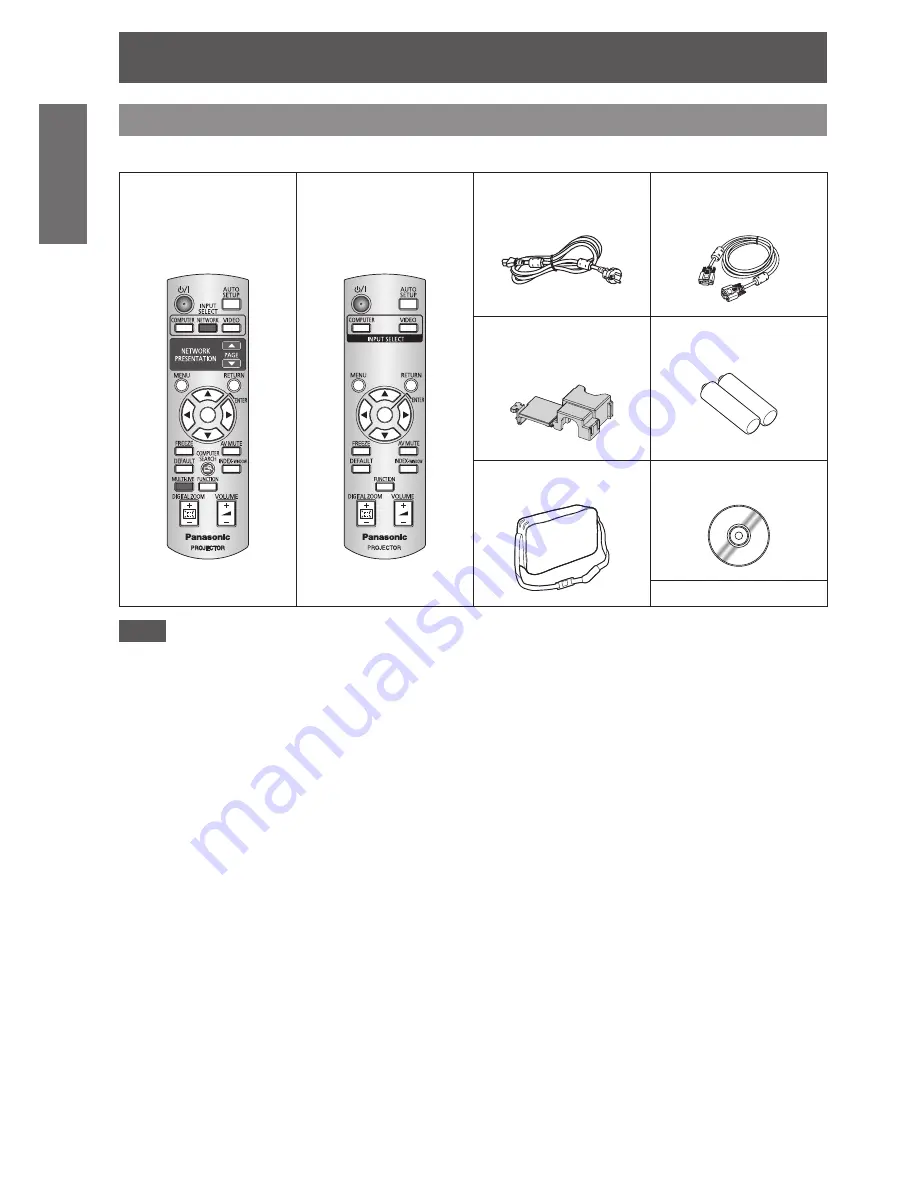 Panasonic PT-LB90NTEA Скачать руководство пользователя страница 12