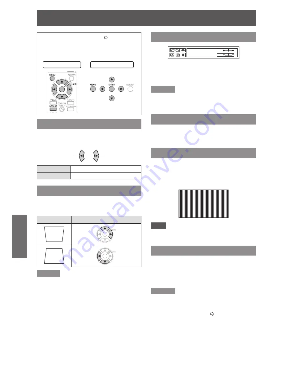 Panasonic PT-LB90NTEA Operating Instructions Manual Download Page 34