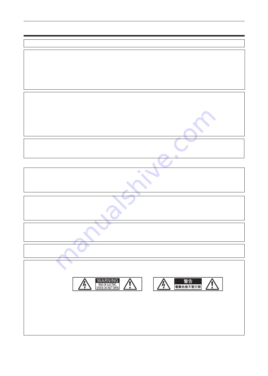 Panasonic PT-LMZ460 Operating Instructions (Functional Manual) Download Page 4