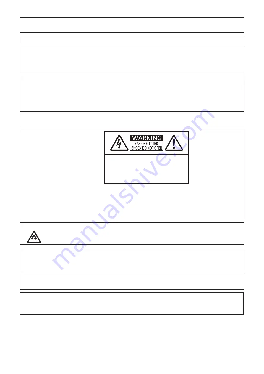 Panasonic PT-LW333 Operating Instructions (Functional Manual) Download Page 4