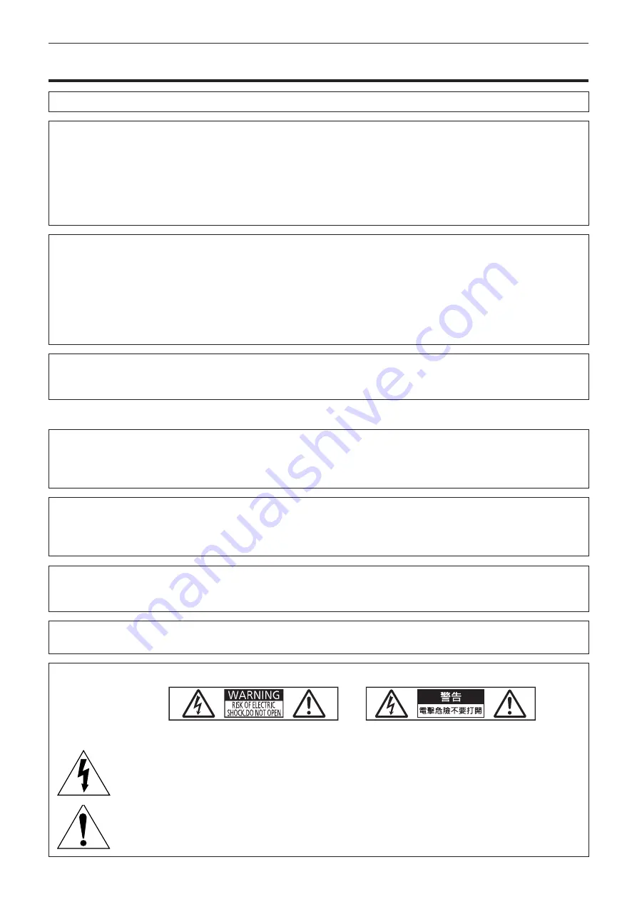 Panasonic PT-MZ880 Operating Instructions Manual Download Page 5