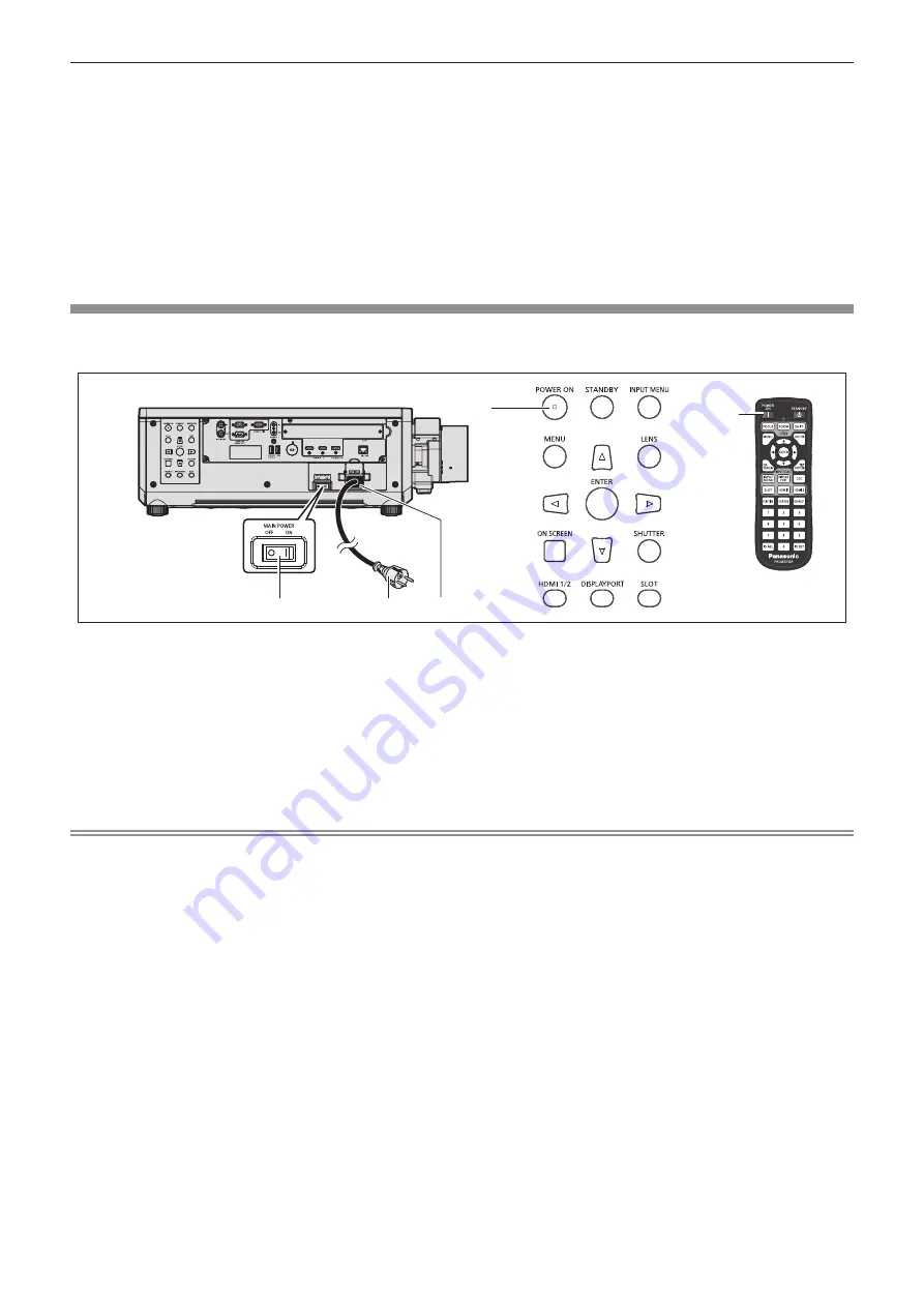 Panasonic PT-REQ10 Operating Instructions Manual Download Page 70