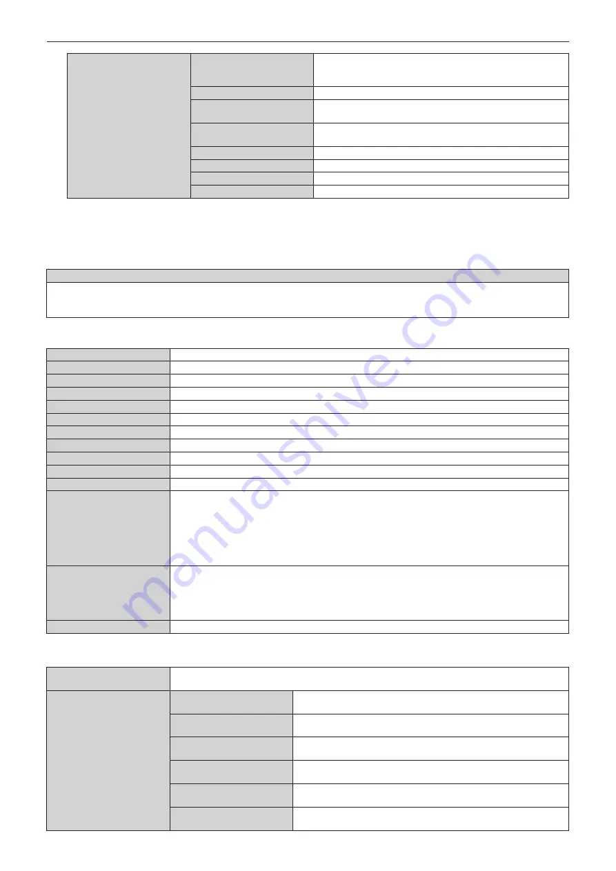 Panasonic PT-REQ10 Operating Instructions Manual Download Page 184