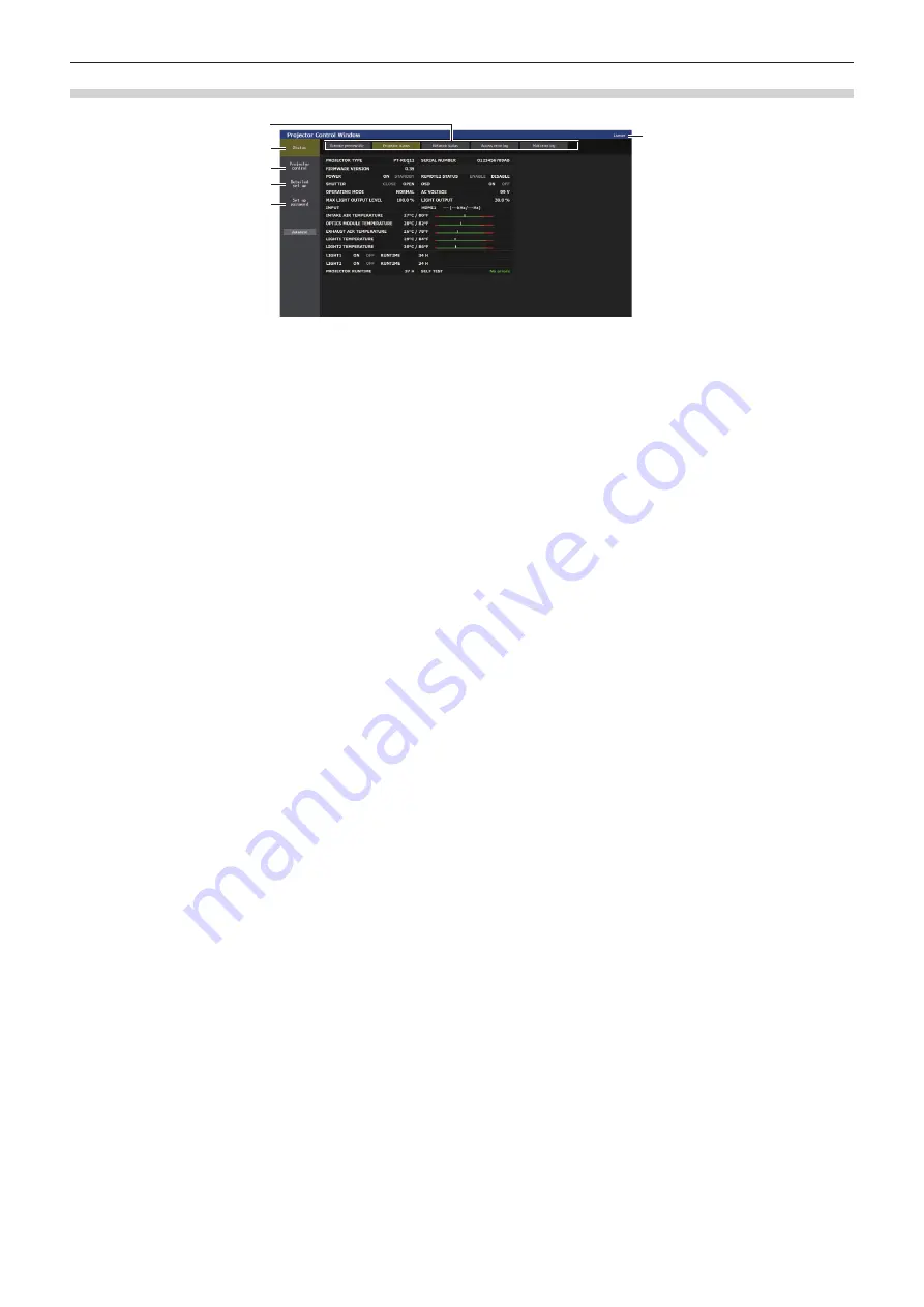 Panasonic PT-REQ10 Operating Instructions Manual Download Page 225