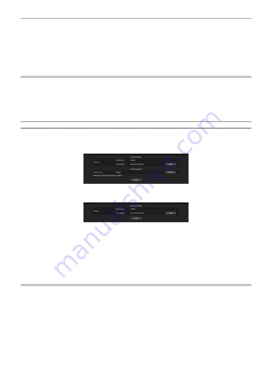 Panasonic PT-REQ10 Operating Instructions Manual Download Page 240