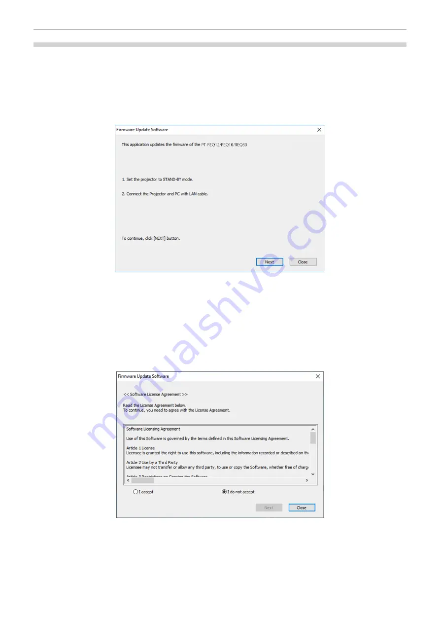 Panasonic PT-REQ10 Operating Instructions Manual Download Page 262