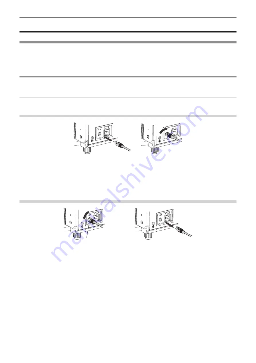 Panasonic PT-RQ32KU Operating Instructions Manual Download Page 61