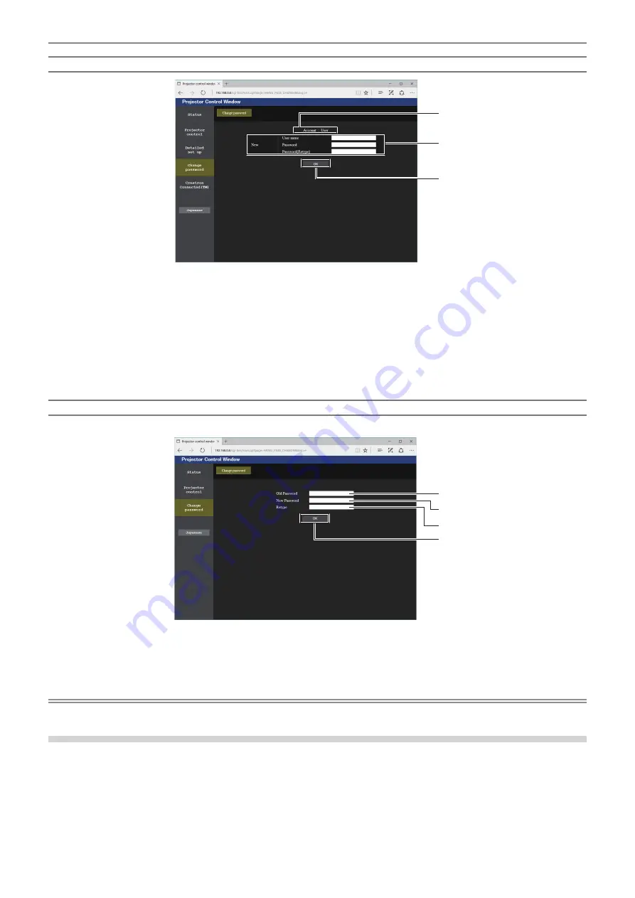 Panasonic PT-RW730 Operating Instructions Manual Download Page 171