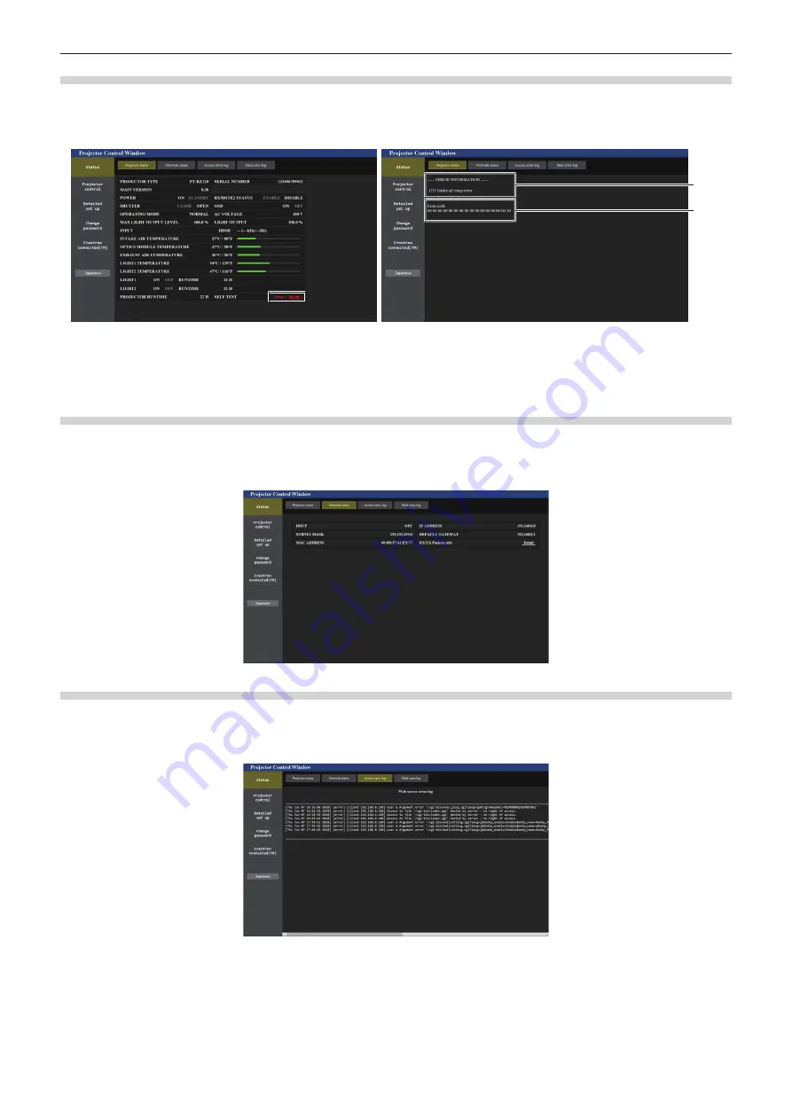 Panasonic PT-RZ120BEJ Operating Instructions Manual Download Page 166