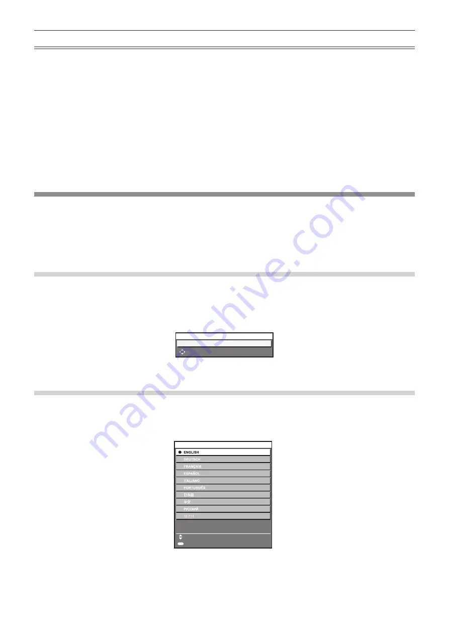 Panasonic PT-RZ120LBU7 Operating Instructions Manual Download Page 59