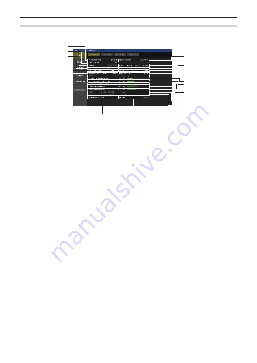 Panasonic PT-RZ120LBU7 Operating Instructions Manual Download Page 168