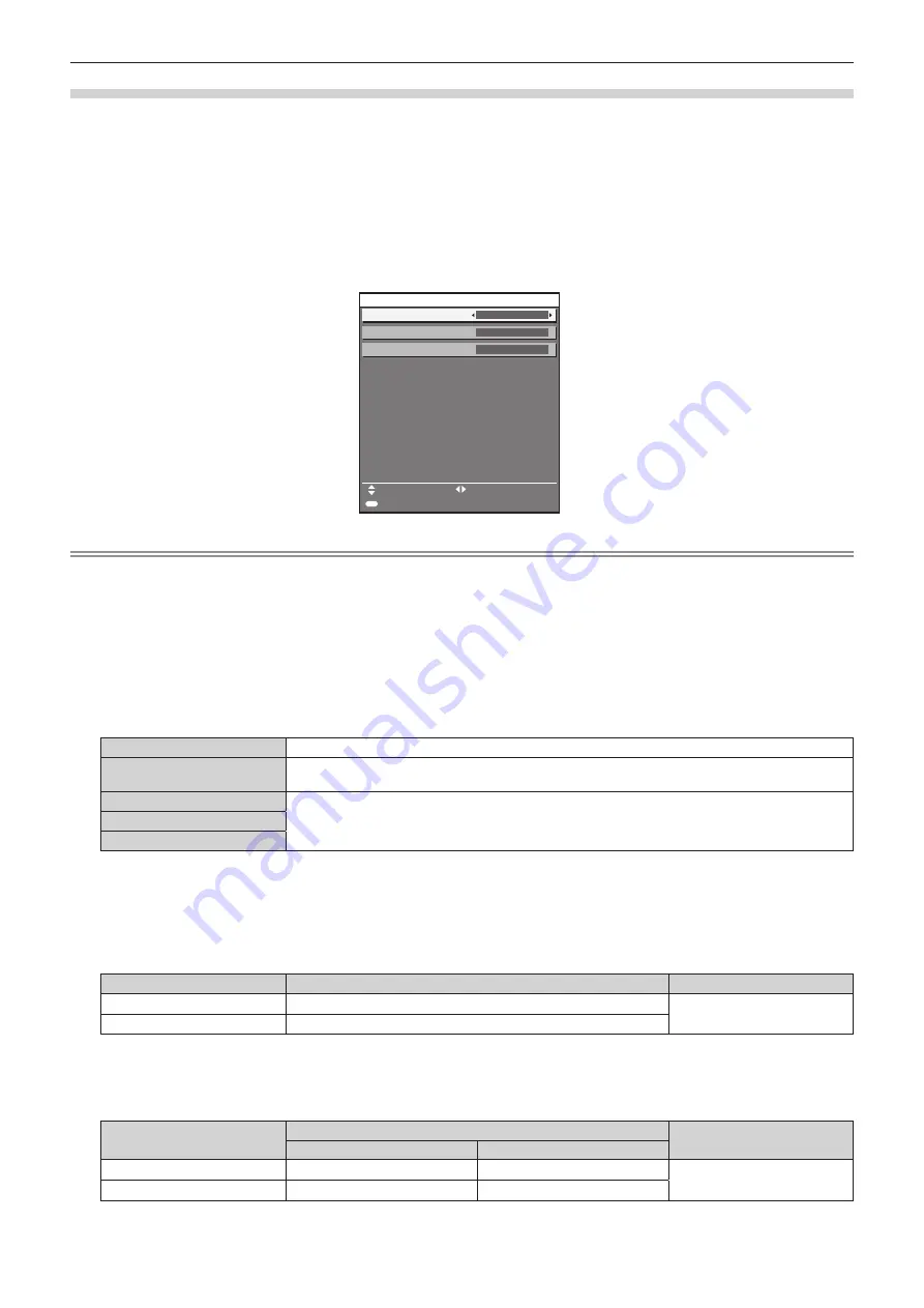 Panasonic PT-RZ21K Operating Instructions Manual Download Page 63