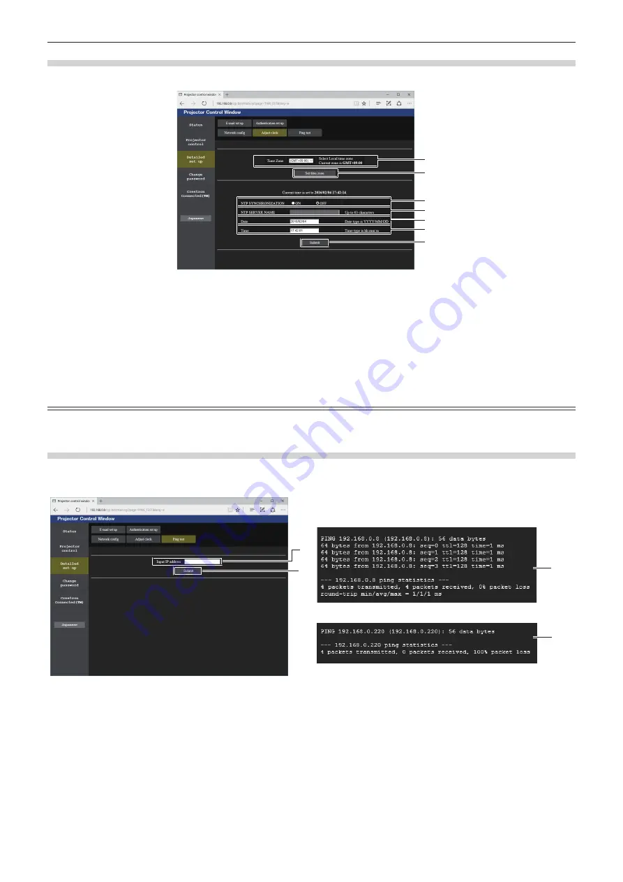 Panasonic PT-RZ770 Operating Instructions Manual Download Page 165