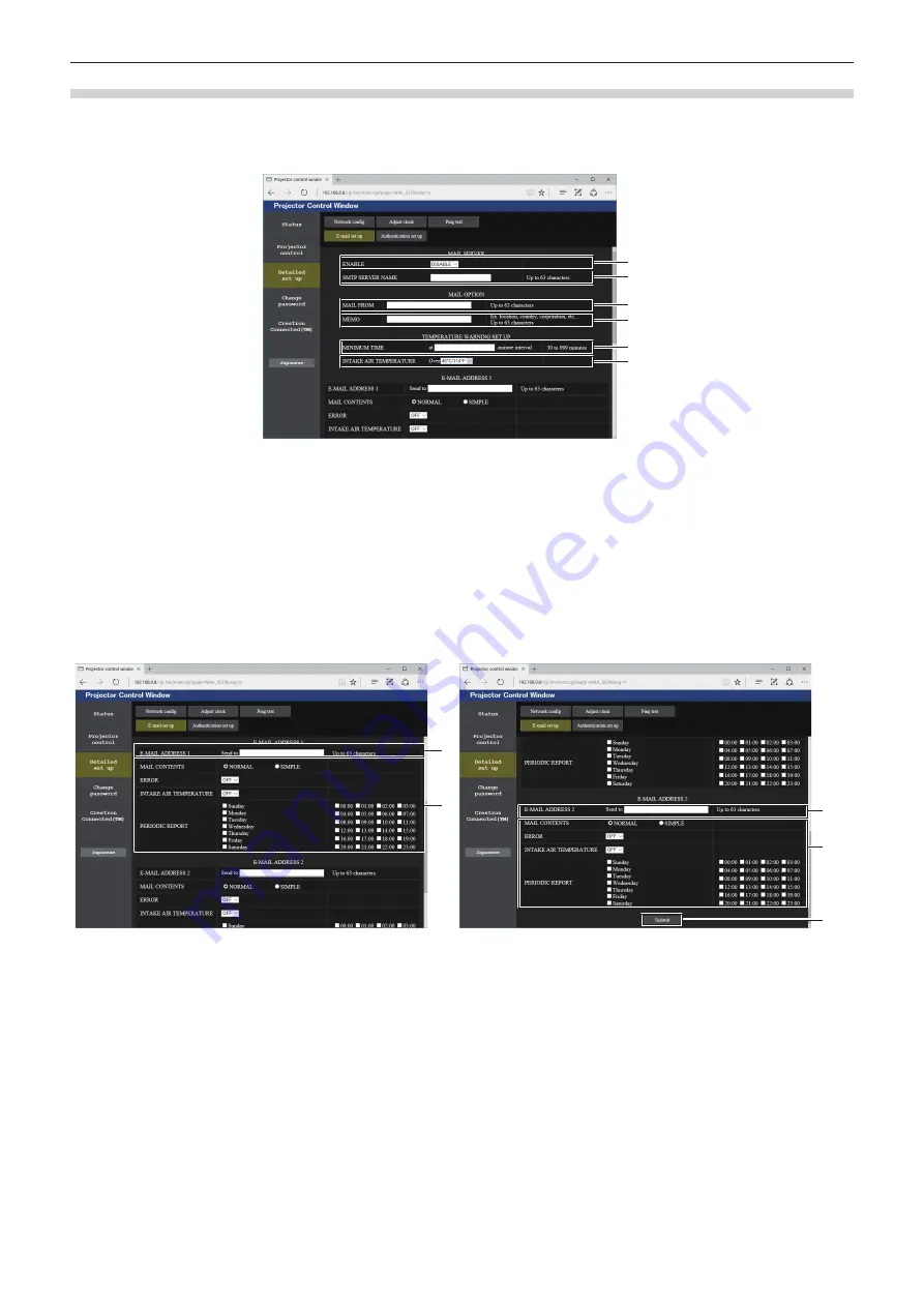 Panasonic PT-RZ770 Operating Instructions Manual Download Page 166