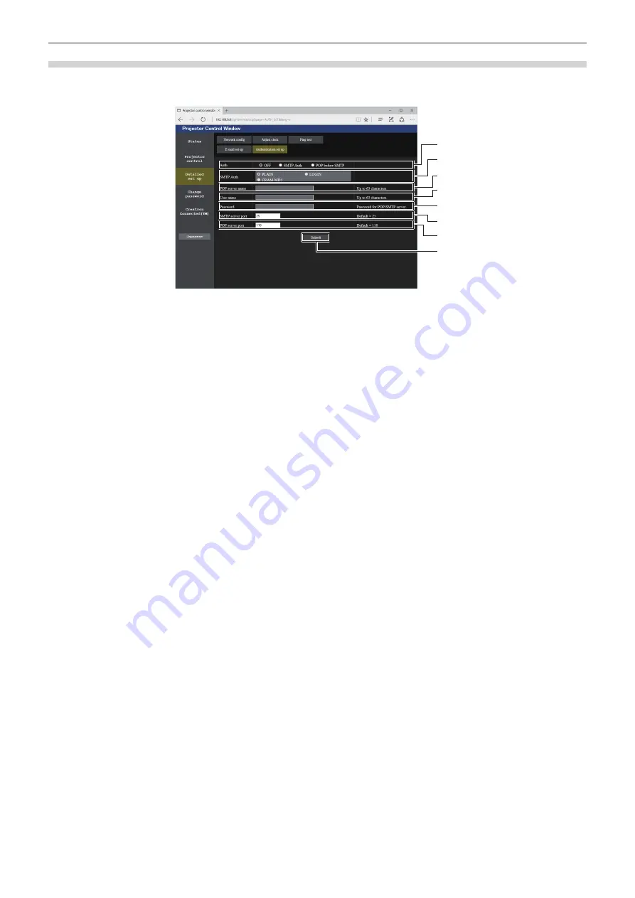 Panasonic PT-RZ870LBEJ Operating Instructions Manual Download Page 169