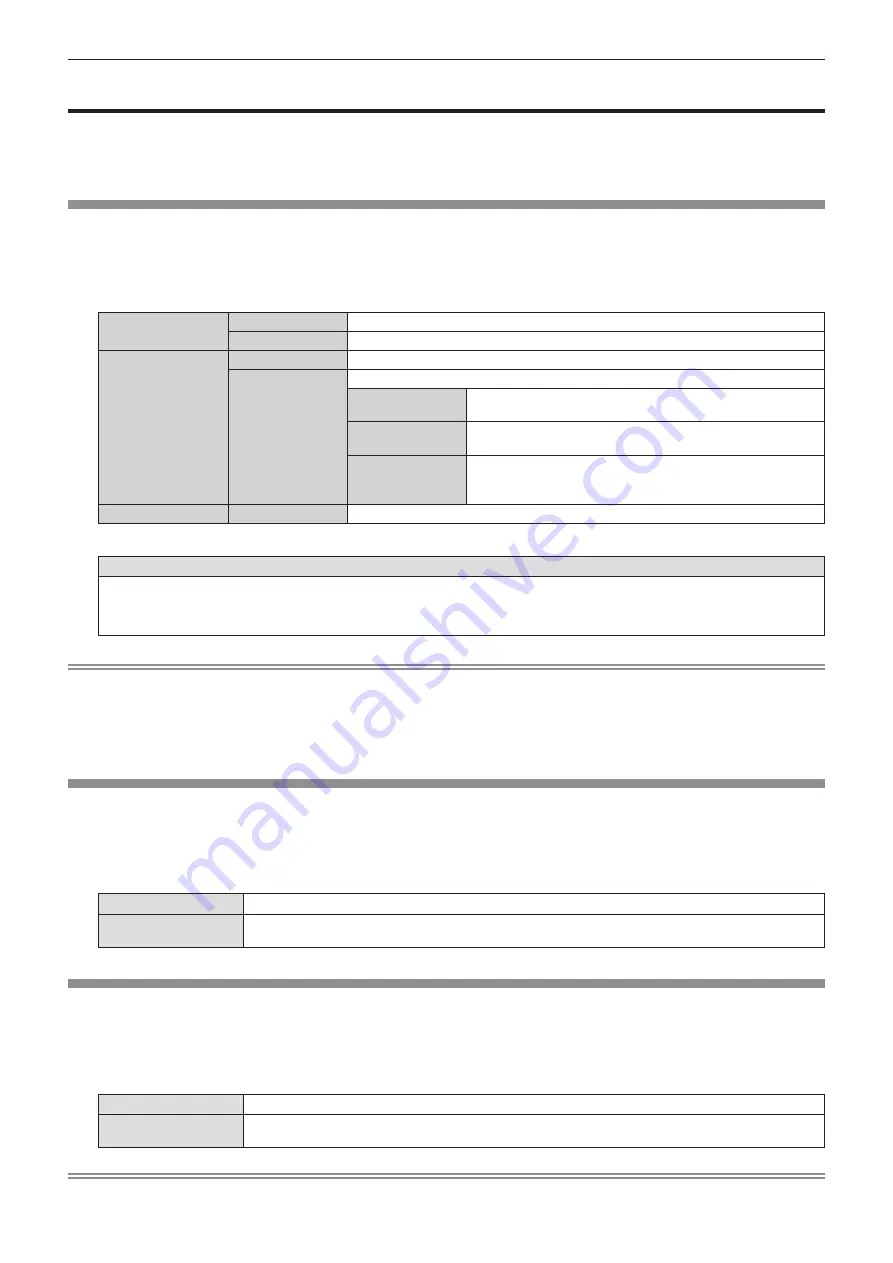 Panasonic PT-VW360D Operating Instructions Manual Download Page 71