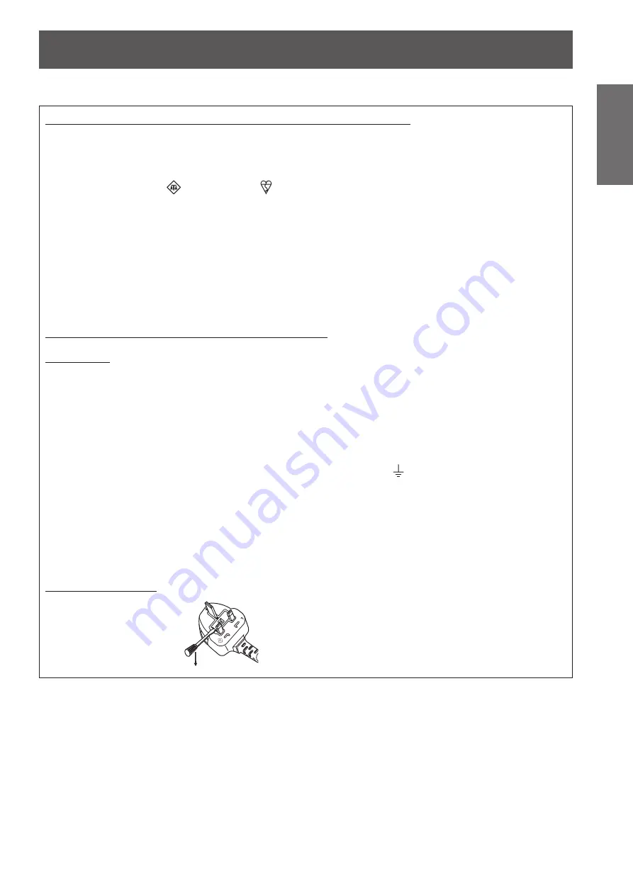 Panasonic PT-VW430EA Operating Instructions Manual Download Page 3