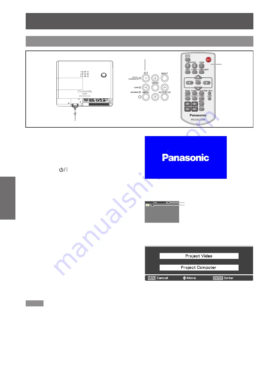 Panasonic PT-VW430EA Operating Instructions Manual Download Page 28