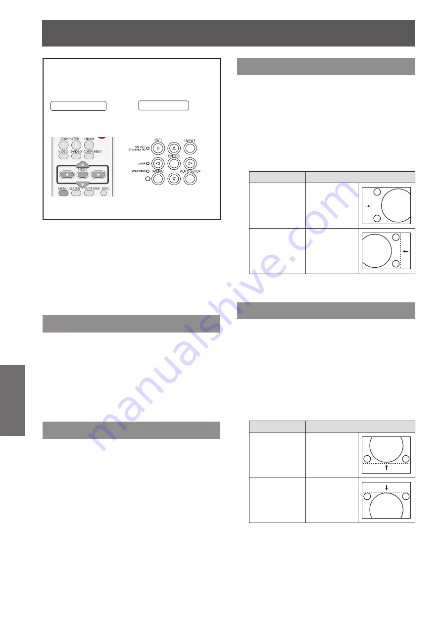 Panasonic PT-VW430EA Operating Instructions Manual Download Page 42